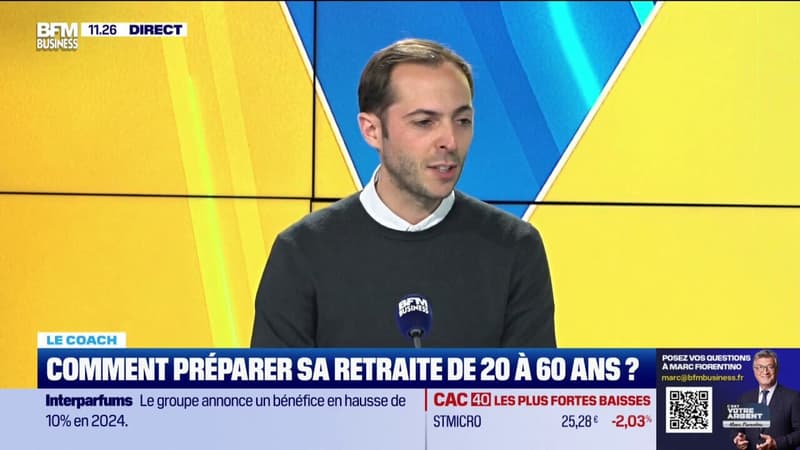 Retraites: "À partir de 60 ans, on commence à enlever du risque à ses allocations financières. On arrête d'être 90% d'actions", conseille Félix Rivierre, directeur Conseil chez Goodvest