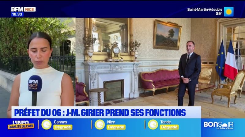 Préfét du 06 : J-M Girier prend ses fonctions