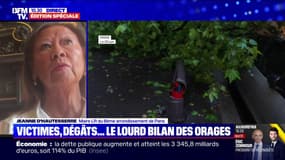 Orages: "On n'a pas eu de blessés, les gens ont été prudents", estime la maire du 8e arrondissement de Paris