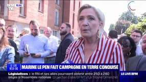 Marine Le Pen: "Il y a une grande mobilisation des Français qui veulent un changement, et ce changement passera par une majorité absolue du RN"