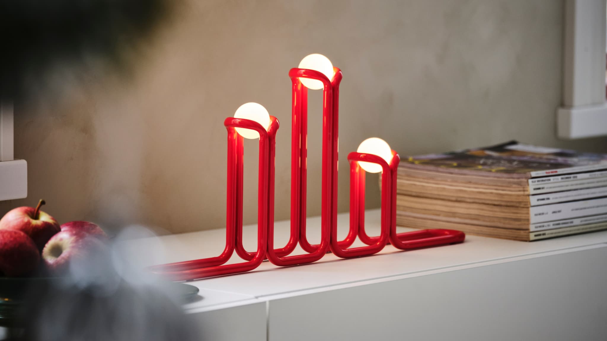 La nouvelle collection met aussi à l'honneur de nombreux luminaires.