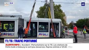 Lyon: la circulation des trams T1 et T6 perturbée jeudi matin après un accident