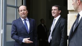 François Hollande et Manuel Valls lundi 29 avril