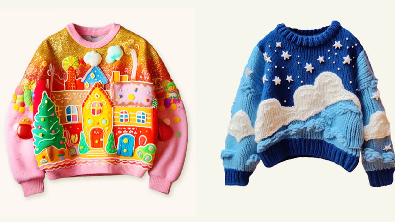 Des pull de Noël proposés par le site CCMom