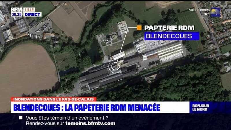 Inondations dans le Pas-de-Calais: la papeterie RDM arrête sa production à Blendecques