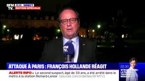 Attaque à Paris: "C'est une douleur de plus" pour les familles des victimes des attentats de janvier 2015, selon François Hollande