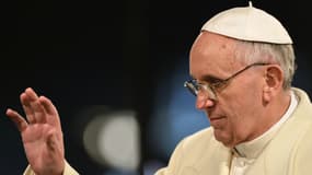 Le pape François le vendredi 29 mars au Colisée