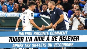 OM : Balerdi raconte comment Tudor l'a aidé à se relever après les sifflets du Vélodrome contre Lille 