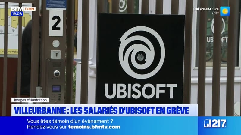 Villeurbanne: les salariés d'Ubisoft en grève (1/1)