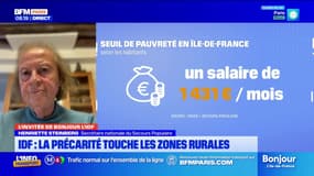 Henriette Steinberg, secrétaire nationale du Secours populaire, explique pourquoi la précarité touche en particulier les zones rurales franciliennes