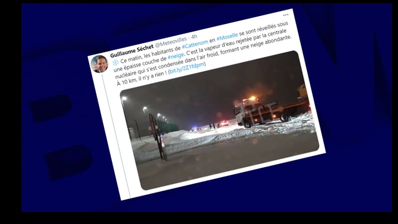 La neige industrielle à Cattenom (Moselle), ce mardi 9 février 2021.