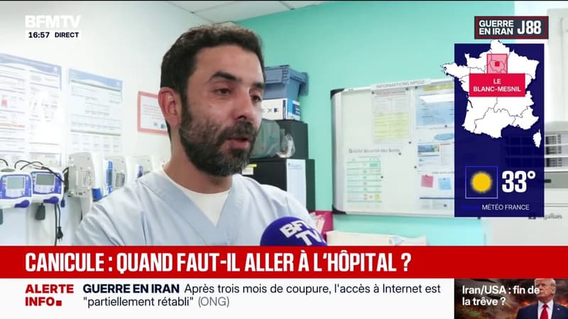 Canicule et forte chaleur: quand faut-il se rendre à l'hôpital ?