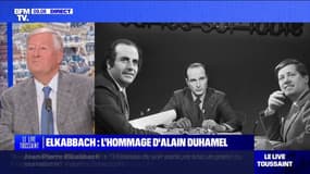 Hommage d'Alain Duhamel à Jean-Pierre Elkabbach: "Lui était toujours plus que pugnace, quasiment déstabilisateur"