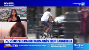 Paris: des dizaines de carrefours dangereux pour les cyclistes, dénoncent les associations