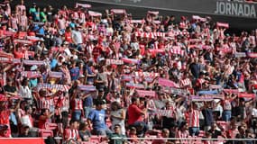 Des supporters de l'Atlético de Madrid au Civitas Metropolitano