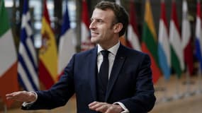 Emmanuel Macron au sommet européen, le 12 décembre 2019