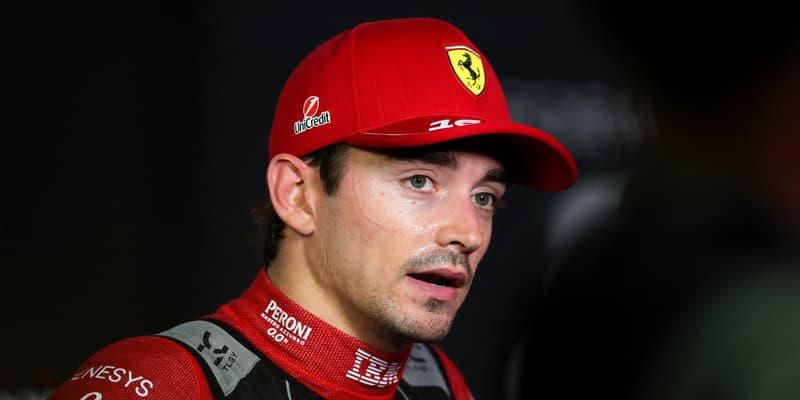 Le pilote Ferrari Charles Leclerc le 4 octobre 2025 à Singapour