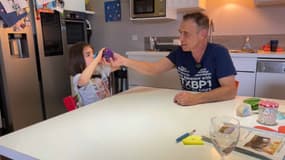Arnaud Bacconnier, père de Margaux, 6 ans, se bat pour faire connaitre la maladie neurologique rare dont est atteinte sa fille.