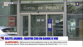 Gilets jaunes: quatre CRS présentés à un juge d’instruction pour des violences dans un fast-food