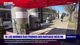 Lyon: sitôt inaugurées, les bornes électriques des bateaux déjà HS