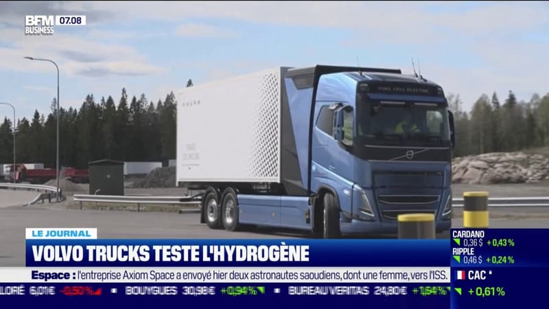 Volvo Trucks a testé ses camions électriques à hydrogène sur la voie publique, une première