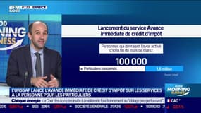Yann-Gaël Amghar (Urssaf) : L'Urssaf lance l'avance immédiate de crédit d'impôt sur les services à la personne pour les particuliers - 23/02