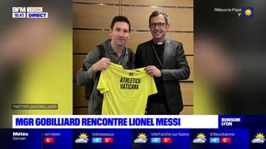 Mgr Gobilliard rencontre Lionel Messi