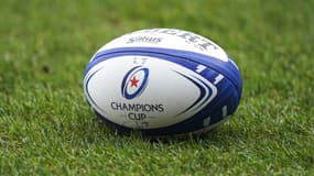 Un ballon de la Champions Cup en décembre 2021