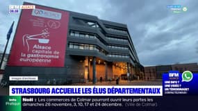 Bas-Rhin: la ville de Strasbourg accueille les élus départementaux