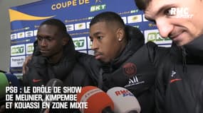 PSG : Le drôle de show de Meunier, Kimpembe et Kouassi en zone mixte