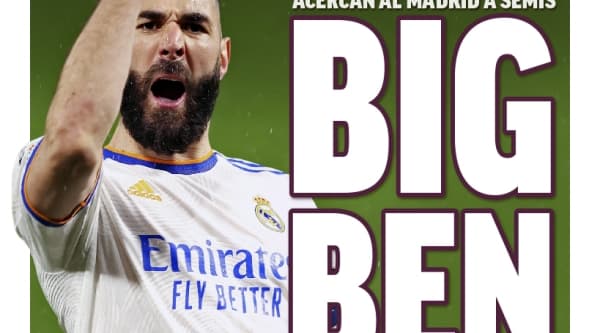 The European press bows to “Big Ben” Benzema