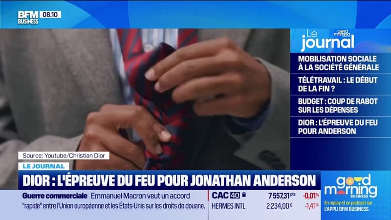 Dior : l'épreuve du feu pour Jonathan Anderson