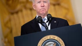 Le président américain Joe Biden s'exprime sur la situation en Afghanistan le 16 août 2021 à la Maison Blanche, à Washington 