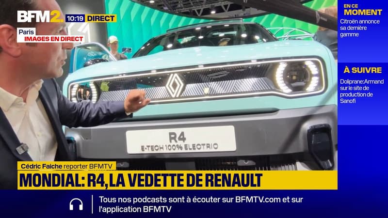 Mondial de l'Auto : Renault dévoile sa voiture vedette, la R4