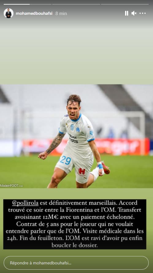 Pol Lirola retourne à l'OM