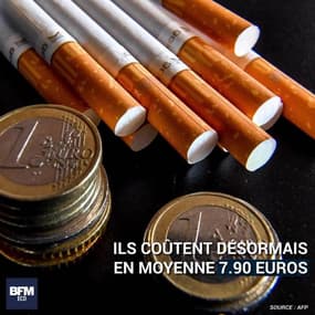 Les nouveaux prix des cigarettes entrent en vigueur ce lundi