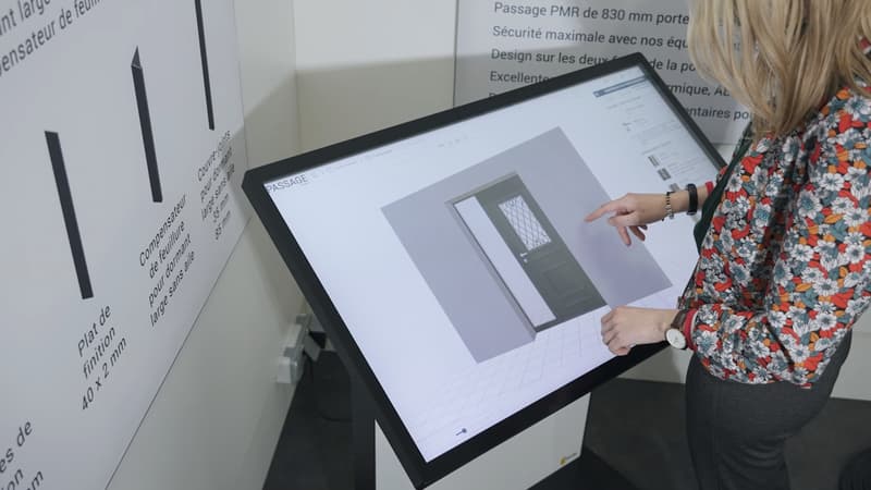 Euradif propose un outil de simulation pour concevoir sa porte d'entrée