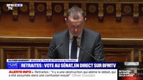 Olivier Dussopt: "Le gouvernement a fait un choix et assume ce choix. Ce choix, c'est celui de surmonter cette obstruction"