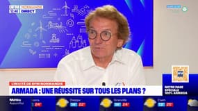 Spectacles, sécurité, public... Jean-Paul Rivière, président de l'Armada, se dit "satisfait" de l'édition 2023