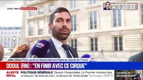 "En finir avec ce cirque": "Rien" ne pourra convaincre le RN de ne pas censurer le gouvernement Lecornu, assure Julien Odoul (RN)