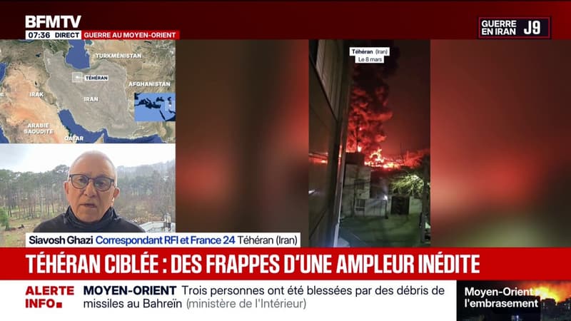 Guerre au Moyen-Orient: les États-Unis et Israël ont frappé quatre dépôts de pétrole à Téhéran et ses environs dans la nuit