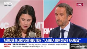 Dialogue avec LFI et le RN: "Il est de la responsabilité des instances collectives patronales d'interroger tous les partis", estime Alexandre Bompard (Carrefour)