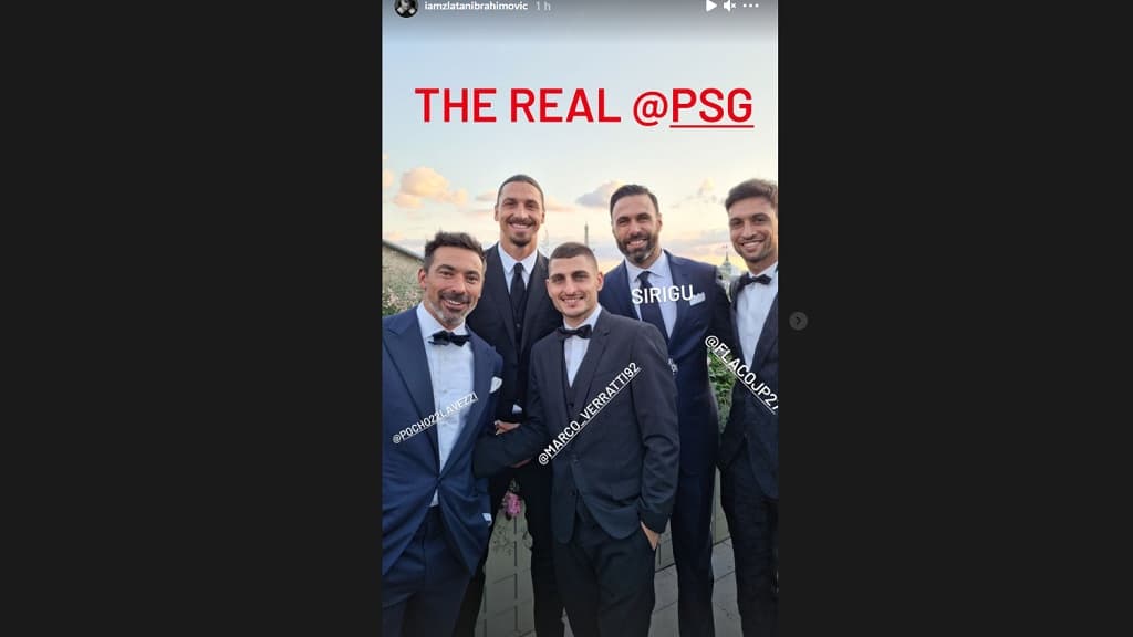 "Le vrai PSG", selon Zlatan Ibrahimovic