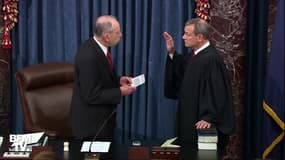 Impeachment: les 100 sénateurs américains prêtent serment avant le début du procès mardi