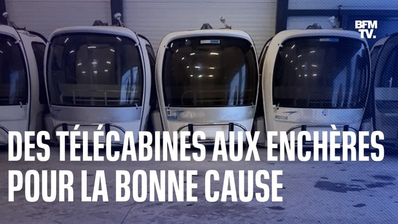 Hautes-Pyrénées: 10 télécabines vendues aux enchères pour la bonne cause