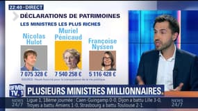 Déclaration de patrimoine: plusieurs ministres sont millionnaires