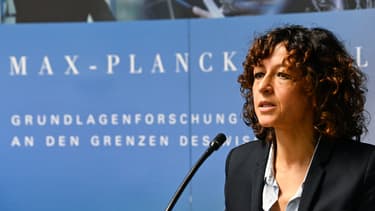 Emmanuelle Charpentier à Berlin.