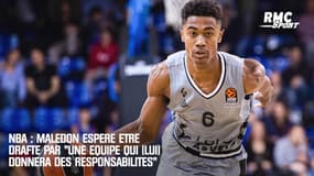 NBA : Maledon espère être drafté par "une équipe qui (lui) donnera des responsabilités"