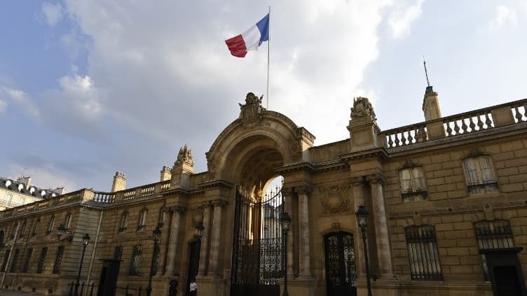 Le Palais de l'Elysée.