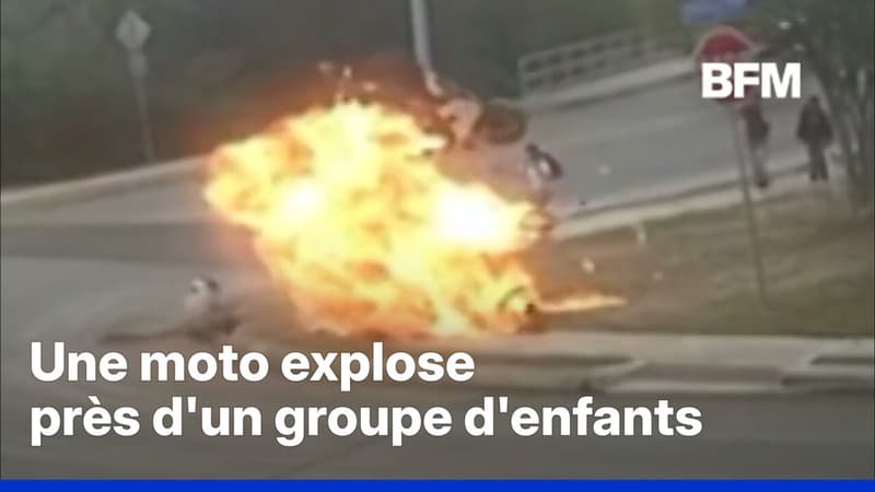 Texas: une moto explose à quelques mètres d'un groupe d'enfants